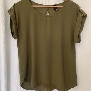 Women's Army Green Top